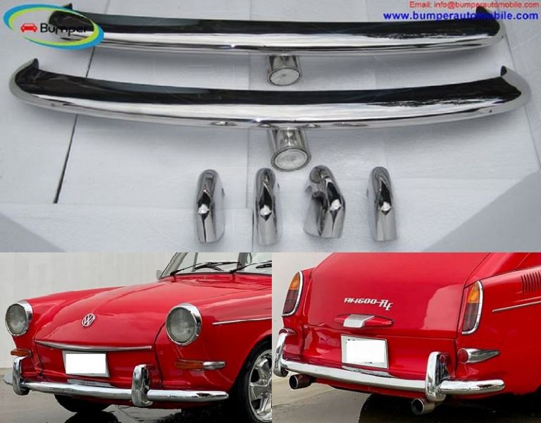 Volkswagen Type 3 bumper (1963�1969) by stainless steel 
