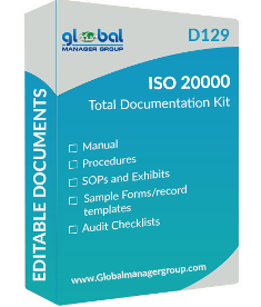 ISO 20000 Documentation - manual, procedures, audit checklist