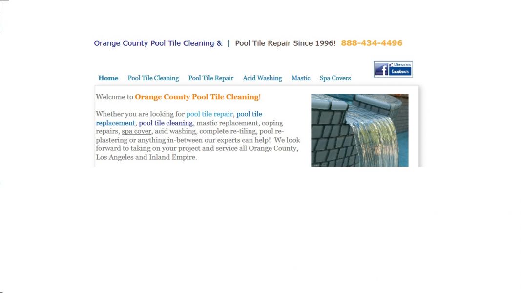 Orange County Pool Tile Cleaning