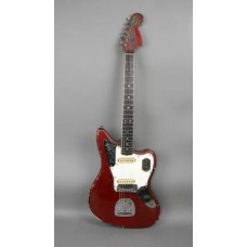 Nadamusik.net - 1966 Vintage Fender Jaguar guitar all original Candy Apple Red