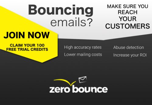 Zerobounce - Clean your email list with us!