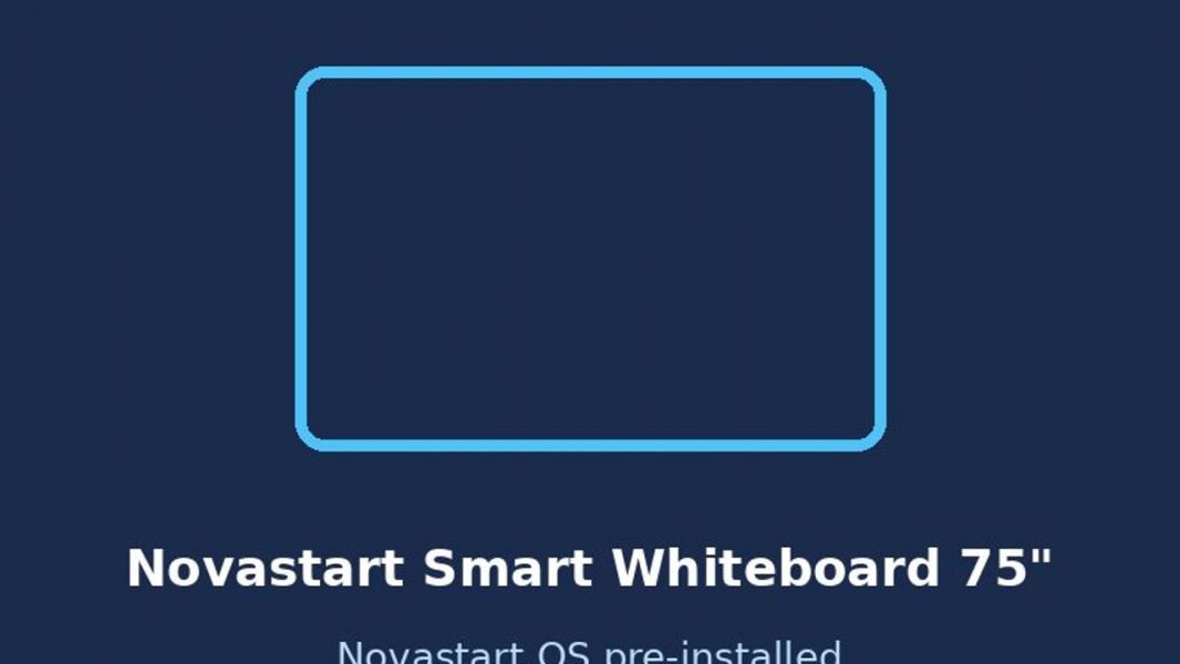 Novastart Smart Whiteboards 75/90/100 in - from $1200