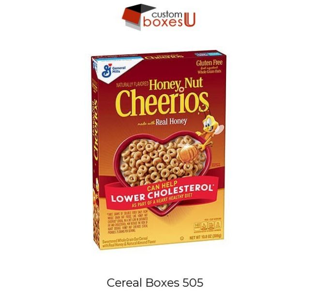 Get cereal boxes of stylish design and error free in Texas, USA