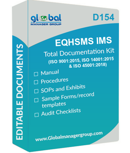 Integrated Management System Documents - Manual, Procedures, Audit Checklist