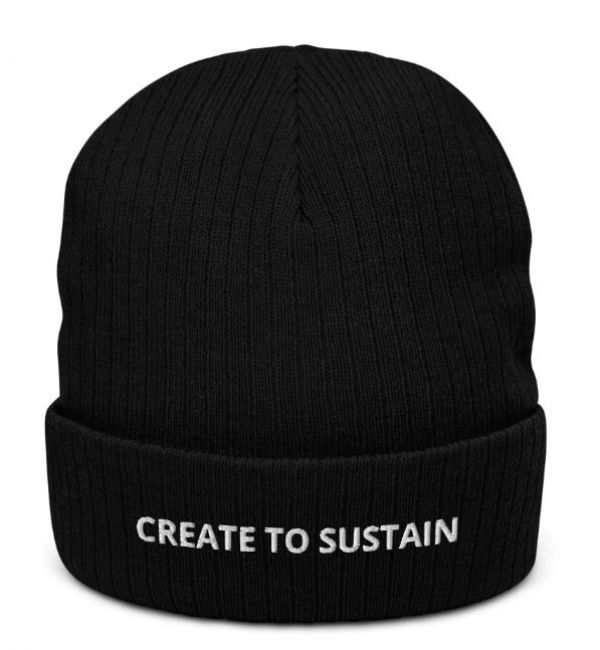 Buy New Recycled Cuffed Beanie - Create To Sustain