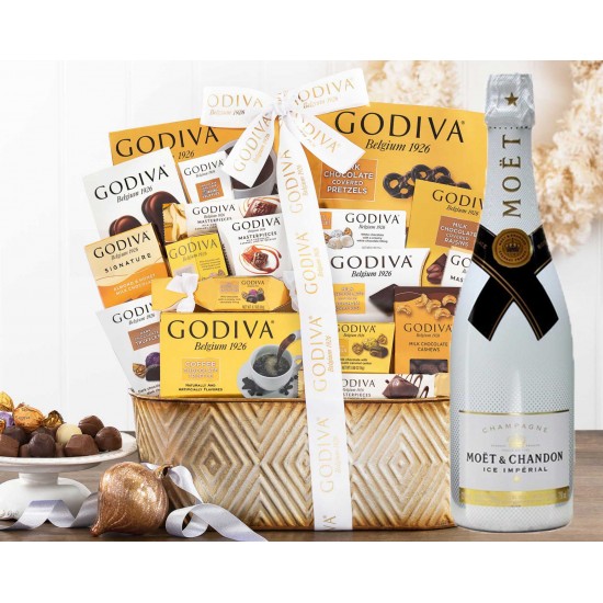 New Years Custom Wine Gifts Baskets Online