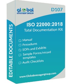 ISO 22000 Documents for Food Safety Management System Certification
