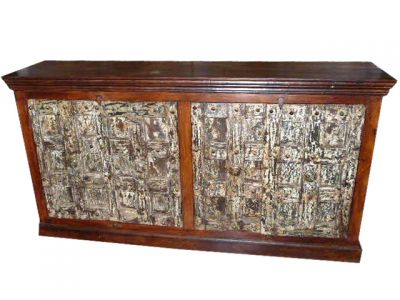 Carved Old Doors Chest Sideboard Furniture India